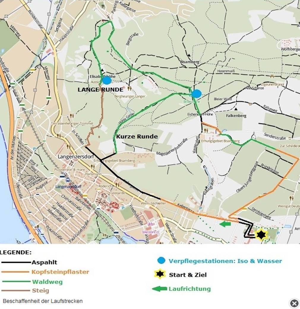 Streckenplan Untergründe